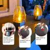 Luz de té solar impermeable para exteriores transfronteriza, luz nocturna inteligente controlada por luz, luz ambiental decorativa, luz de vela solar