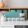 Set de Té de Viaje Panda Una Tetera Tres Tazas Taza Rápida Portátil Estilo Camping al Aire Libre Tetera Taza de Té Bolsa de Cosméticos