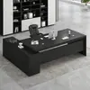 Luminária de Mesa para Escritório Luxo Grande Mesa Executiva Mesa de Treinamento Mesa de Conferência Mesa de Chefe de Ponta Mesa de Gerente Estilo Moderno Minimalista Mesa para Computador