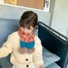 Estilo Coreano Nuevo Bufanda de Viento para Niños Cuello Cruzado Bola Colgante Niños y Niñas Combinación Perfecta Otoño e Invierno Bebé Cálido Moda