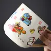 Taza de Ocho Caballos del Horno Ru - Taza Creativa de Dibujos Animados para Beber Té en la Oficina, Taza de Agua Personal con Tapa, Taza de Café