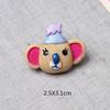 Carcasa de teléfono móvil, material de bricolaje, resina, accesorios de animales de dibujos animados, accesorios para el cabello para niños, accesorios, venta directa de fábrica