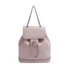 Mochila de Cadena Estilo Chanel Más Vendida para Mujer 2025 Nueva Mochila de Moda Bolso Versátil Bolso Cubo