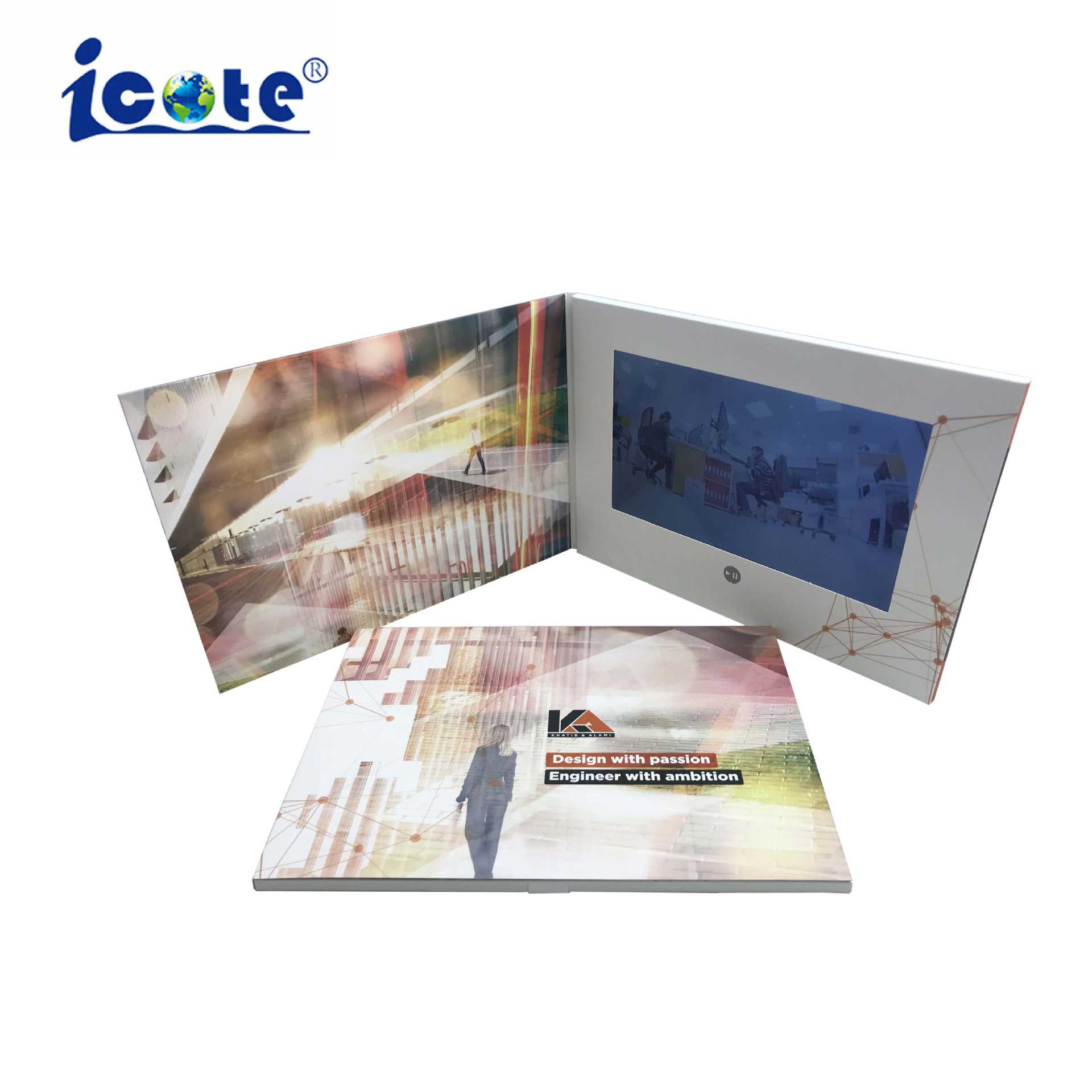 10.1inch A4 video brochure-1