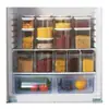 Caja Sellada Rectangular Transparente Doble Espada con Tapa de Plástico Comercial de Gran Capacidad para Alimentos Almacenamiento Sellada con Cuchara para Granos de Café