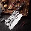 Cuchillo de Chef con Cabeza de Delfín de Moda, Cuchillo para Rebanar Forjado a Mano de Acero de Alto Manganeso para Cocina Casera, Cuchillo para Cortar Huesos, Cuchillo Especial