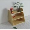 Madera de Pino Madera Maciza Estante Organizador de Tres Niveles Estante Pequeño para Guardar Caja de Router Almacenamiento de Sala de Estar Madera