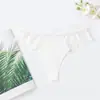 Tanga de Encaje Patchwork Transfronterizo Sierjian para Niñas, Sexy Sin Costuras de Cintura Baja con Refuerzo de Algodón Ropa Interior Deportiva para Fitness para Mujeres