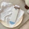 Calcetines de Rayas para Mujer Otoño e Invierno de Media Pantorrilla Dibujos Animados Japoneses Coloridos Lindo Bloque de Color Holgados Estilo Universitario Largos Algodón Puro Venta al por Mayor