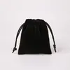 Bolsas de Veludo com Cordão Prontas para Uso para Joias, Sacos para Embalagem de Joias, Bolsas de Pelúcia para Armazenamento de Fones de Ouvido, Logo Personalizado