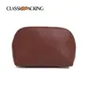 Bolsa de Maquillaje PU con Patrón de Cruz, Simple y de Gama Alta, Bolsa de Almacenamiento Portátil, Resistente al Agua y al Desgaste, Bolsa de Belleza con Logo Personalizado
