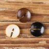 Botón Decorativo de Fruta Natural de Corte Irregular de Dos Agujeros Vintage de Gama Alta para Chaquetas, Camisas Polo, Vestidos y Ropa Infantil