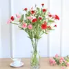 Cravo Longo Artificial Flor Falsa Flor Seca Dia das Mães Dia dos Professores Presente Decoração de Interior para Sala de Estar Ornamentos Florais