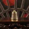 Nueva campana extra grande del Sutra del Corazón, adorno de campana de latón antiguo, campana Vajra estilo chino, artesanía de campana de cobre
