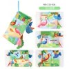 Amazon Libro de Tela para Bebé Papel Sonoro No se Puede Rasgar Libro de Tela en Inglés Educación Temprana Cognición Infantil Se Puede Morder Libro de Palma