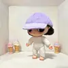 Solo Ropa de Muñeca Serie Momentos Pequeños de Nyota Ropa para Muñeca de 15cm Lindo Mono y Gorro de Color Macarrón