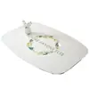 Porta-copos de couro de formato irregular personalizado, porta-copos de couro minimalista moderno para mesa de centro, protetor de mesa à prova d'água e resistente ao calor