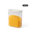 Tarro de plástico para almacenar cereales, café y alimentos, sellado, duro y grueso, 1500 ml