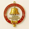 Producto Nuevo Transfronterizo Estados Unidos 250º Aniversario Adorno de Campana Acrílico