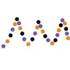 Las Decoraciones para Fiestas de Halloween Transfronterizas Más Vendidas de Amazon: Banderines de panal, Abanicos plegables, Guirnaldas de gotas de lluvia, Decoraciones colgantes en espiral