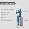 Americano criativo corpo humano estátua luminária de chão Zhongshan fábrica iluminação moderno e minimalista hotel lobby sala de estar lâmpada