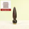 Raspador de Chifre Olho de Sândalo Roxo Dupla Face Pequena Vagem de Lótus Bastão Doméstico para Massagem Facial para Puxar Tendões e Pontos de Acupuntura para Cuidados com a Pele para Mulheres