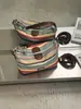 Bolso Tejido de Paja Arcoíris Nuevo 2026 para Mujer, Bolso de Mano Rayado de Moda, Bolso de Hombro Ligero Versátil de Alto Valor