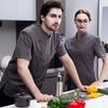 Ropa de trabajo de chef, ropa de chef de manga corta para hombre, ropa de cocina, ropa de trabajo para catering, restaurantes, hoteles, ropa de chef de cantina.