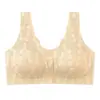 Botón Frontal de Madre de Mediana Edad y Anciana Botón Frontal Ropa Interior de Gama Alta, Sujetador Push-Up Anti-Caída Cómodo y Transpirable Sujetador Deportivo