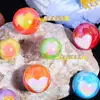 Color crema chapado amor puede usar cuentas de agujero recto DIY cadena para teléfono móvil llavero cadena para bolso accesorios de joyería