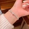 Pulsera de perlas elegante, ligera y de lujo, combina con todo, para mujer, estilo retro francés de alta gama, pulsera con sentido de celebridades de Internet, venta al por mayor