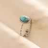 Anillo de Acero Inoxidable 304 Anillo de Acero de Titanio Geométrico Femenino Masculino Moda Alta Calidad Lujo Ligero Pequeño Abierto Cacao Ajustable Grande