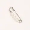 Broche Transfronteiriço para Ajustar a Cintura das Calças, Fixar Roupas e Saias, Ferramenta para Redução de Cintura, Fivela Anti-Exposição, Alfinete de Cintura com Pérola