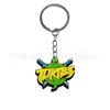 Chaveiro Tartarugas Ninja Adolescentes Chaveiro de Mochila Acessórios Pvc Mala Criativo Desenho Animado Pingente de Chaveiro Pequeno Presente