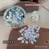 Nuevos Accesorios para Uñas con Brillo Ojo de Gato, Venta Caliente Transfronteriza Rosa Frambuesa Azul Iridiscente Pegatinas para Uñas con Brillo Accesorios DIY