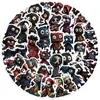 50 Adesivos de Grafite Estilo Horror DIY Decorativos para Capa de Celular, Mala, Diário, Adesivos à Prova d'Água