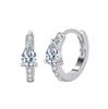 Colección de Pendientes Sencillos Más Vendidos Europeos y Americanos de Plata S925, Tachuelas Versátiles, Pendientes de Moda Personalizados Estilo Coreano DIY