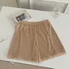 Leggings Satinados Perlados de Seda de Hielo Anti-Exposición con Ribete de Encaje, Shorts de Seguridad, Shorts tipo Boxer, Shorts para Dormir, Se Pueden Usar Afuera
