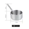 Taza de Salsa de Acero Inoxidable 304 con Asa, Taza de Salsa para Bistec Estilo Americano, Utensilio para Ensalada, Plato para Salsa de Kétchup, Cazuela para Salsa