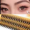 Espantapájaros Forma de L Oblicuo Zorro Volador Racimo Único Cabello 20D 0.1 Engrosadas Injertadas Pestañas Postizas Europeas y Americanas Venta al por Mayor Rizado