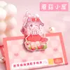 Colección de Clips para Cuaderno de Pegamento Acrílico de Bienestar, Clip de Encuadernación para Cuaderno con Forma de Corazón Girly, Clip Sellador para Snacks