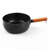 Sartén Antiadherente Estilo Japonés de Piedra Maifan, Olla para Fideos, Pequeña Olla para Leche, Adecuada para Estufa de Gas y Cocina de Inducción, Sartén Antiadherente