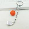 Pequeños Regalos Creativos, Llaveros de Bola de Golf de Aleación, Colgantes con Forma de Bola, Colgantes para Equipaje y Ropa, Regalos para Actividades Estudiantiles