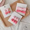Horquilla Rosa Dulce Amor Lazo Flequillo Pinza Lateral Corazón de Niña Pinza Suave Linda de Pato Accesorios para el Cabello Tocado