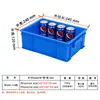 Caixa de plástico para peças de pino de fábrica acabamento de plástico Caixa 320*235*115 caixa plástica estreita caixa plástica azul