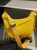 Bolso Cruzado Grande de Estilo Japonés Simple para Mujer 2025 Verano Nuevo Estudiante Bolso Pequeño de Hombro Tela Bolso Dumpling para Mujer