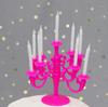 Celebridade da Internet Castiçal Vintage Deusa Decoração de Bolo de Aniversário Ornamentos Amor Pérola Feliz Aniversário Rosa Plug-in
