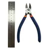 Pinzas de Corte Diagonal de 5 Pulgadas, Cortacables con Mango Azul para Reparación Electrónica y Bricolaje