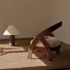Silla Individual de Mimbre Estilo Nórdico para Apartamentos Pequeños, Sala de Estar, Uso Doméstico, Estilo Wabi-Sabi, Balcón, Sofá con Respaldo, Silla Tejida de Mimbre