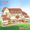 Popular Rompecabezas Estéreo 3D de Madera Educativo para Niños DIY Hecho a Mano Juguete de Descompresión Venta Directa del Fabricante Ensamblaje